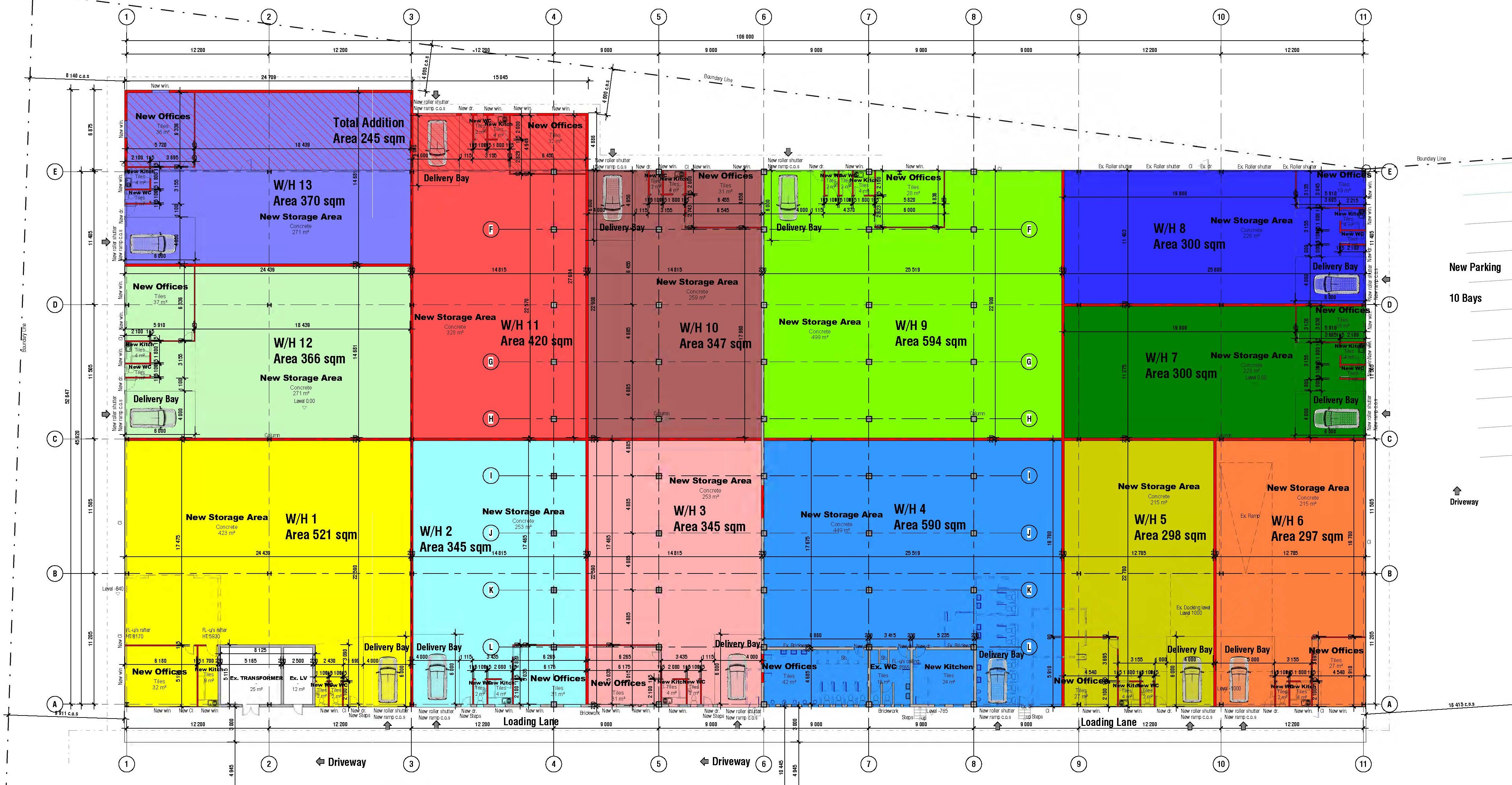 SK3-Proposed Warehouse Site Plan (NTS)